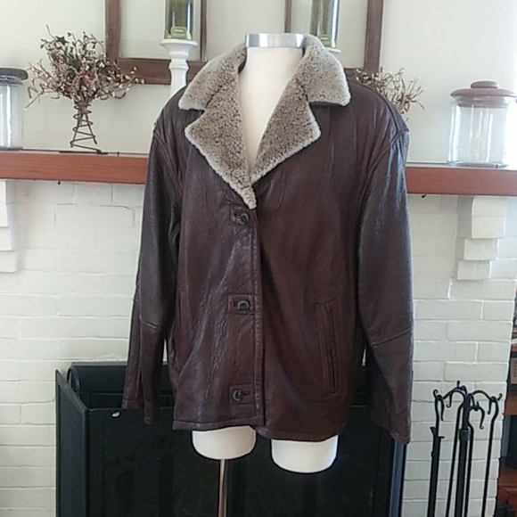 The Limited Jackets & Blazers - The Limited Leather Coat